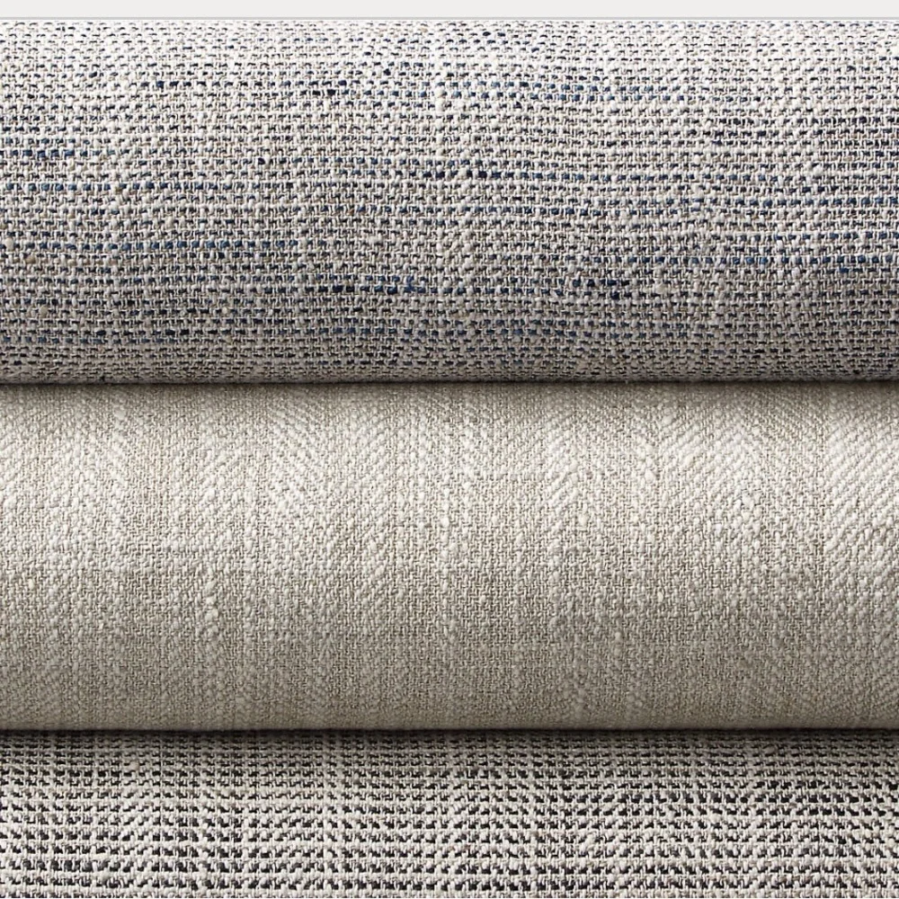 Crate and Barrel Reid Curtain Blue - Picture 4 of 5